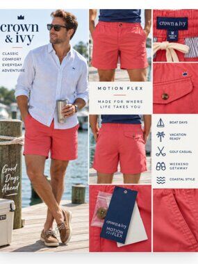 Crown & Ivy Motion Flex Shorts Medium
